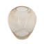 Vase en verre D7,9x8,7 "H