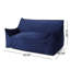 Fauteuil à billes surdimensionné 2 places avec accoudoirs Fila Velveteen-670804851