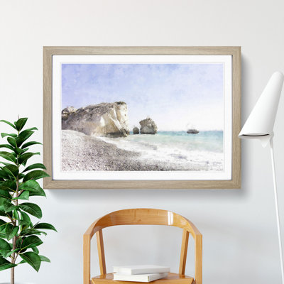 Cyprus Beach - Picture Frame Painting