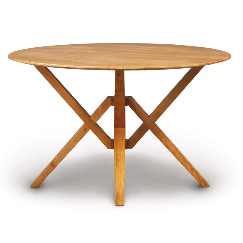 Table de bout fixe Exeter, Cerisier naturel, L 48 po x l 48 po