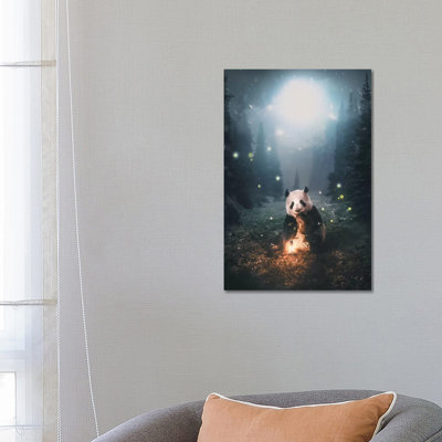 Panda Forest by Zenja Gammer - Print on Canvas