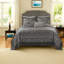 Ensembles de literie pour grand lit réversible, jacquard de polyester confort moderne pour la maison