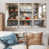 Toile naturelle avec cadre flottant