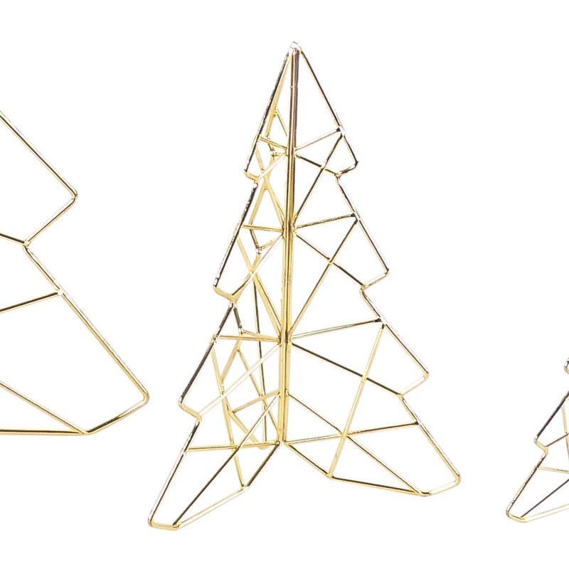 Ornement en forme d'arbre de Noël Hide Hide, Petit, Cuivre