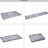 Area Rug 3x5, Machine Washable, Non-shedding, For Bedroom, Living Room, Hallway, Kitchen - Blue+cream 3x5 Washable Rug, Non-slip, Soft, Foldable-715182143