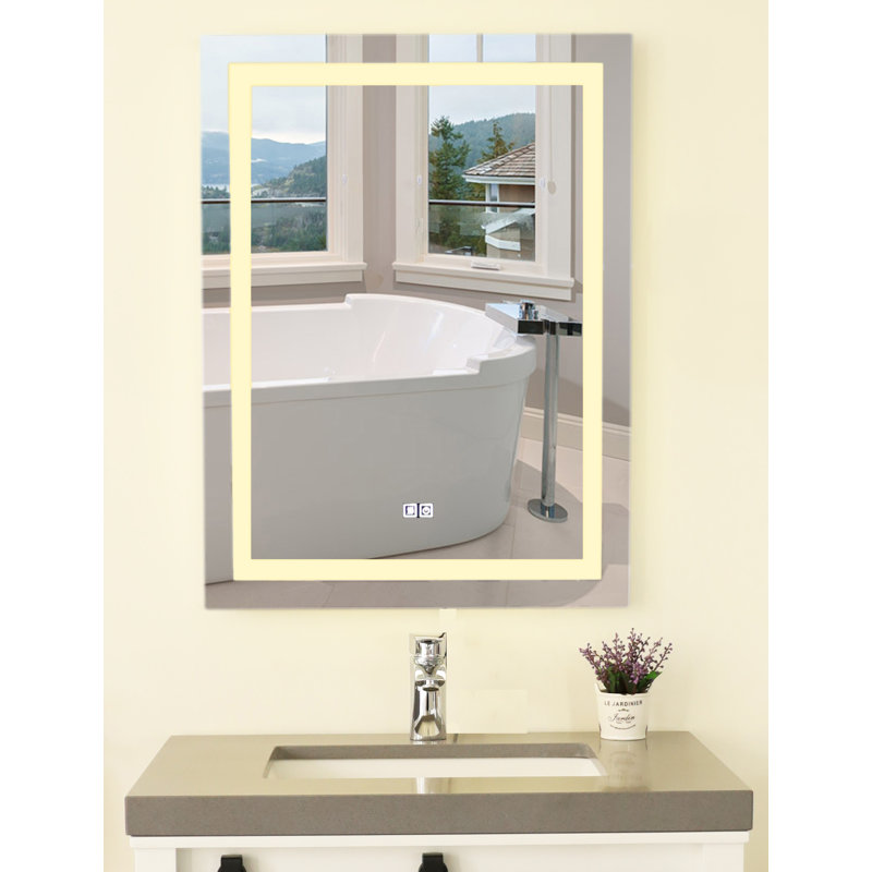 Miroir lumineux biseauté Laniel, 32 po x 28 po