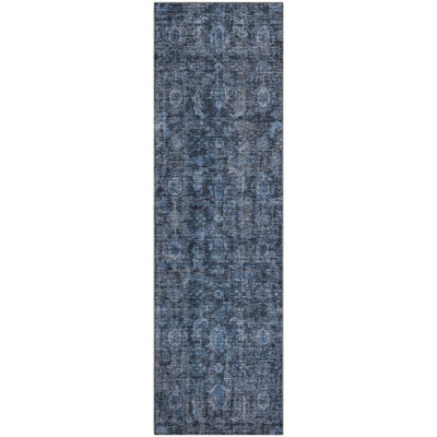 Premium Machine Washable Ducote AMF1145 Damask Rug