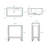 Pierre 32 Single, Freestanding, Open Shelf, Gold Metal Frame Bathroom Vanity-59097703