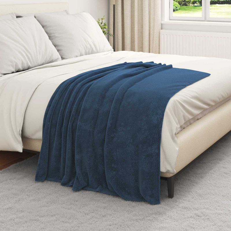 5-30 Throw Blanket, Navy Blue, 150cm x 130cm
