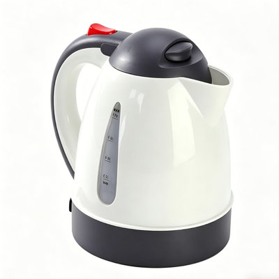 250W Portable Car Electric Kettle Truck Heated Water Tea Coffee Kettle Auto Shut Off For Road Trip 1000Ml Beige