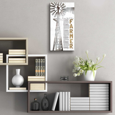 'Born to be a Farmer' by Marla Rae, Acrylic Glass Wall Art