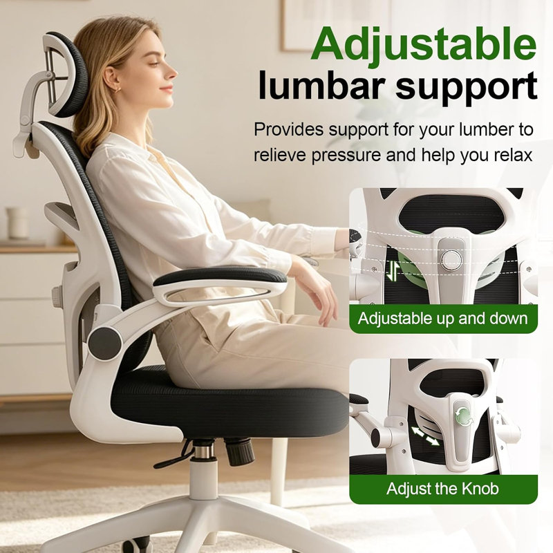 Office Chair, Black White