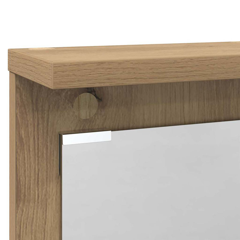 Wall-Mounted Coat Rack 84 X 10 X 80 Cm Engineered Wood, Artisan Oak