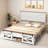 Farmhouse Platform Bed with Storage Footboard-244302943-246705960