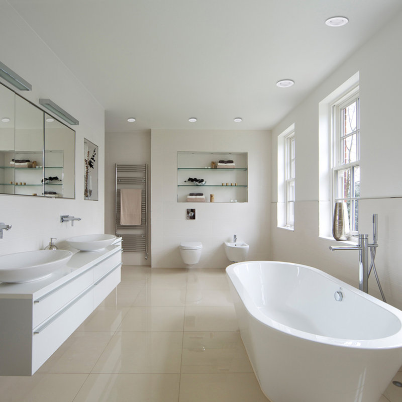 Ultra Slim Energy Star 4" White LED Canless Downlight