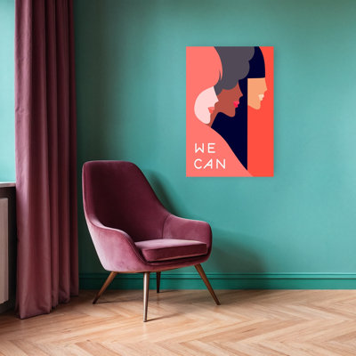 Empowered Diverse Women, impression d'art mural minimaliste