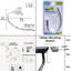 Porte-serviettes mural en acier inoxydable