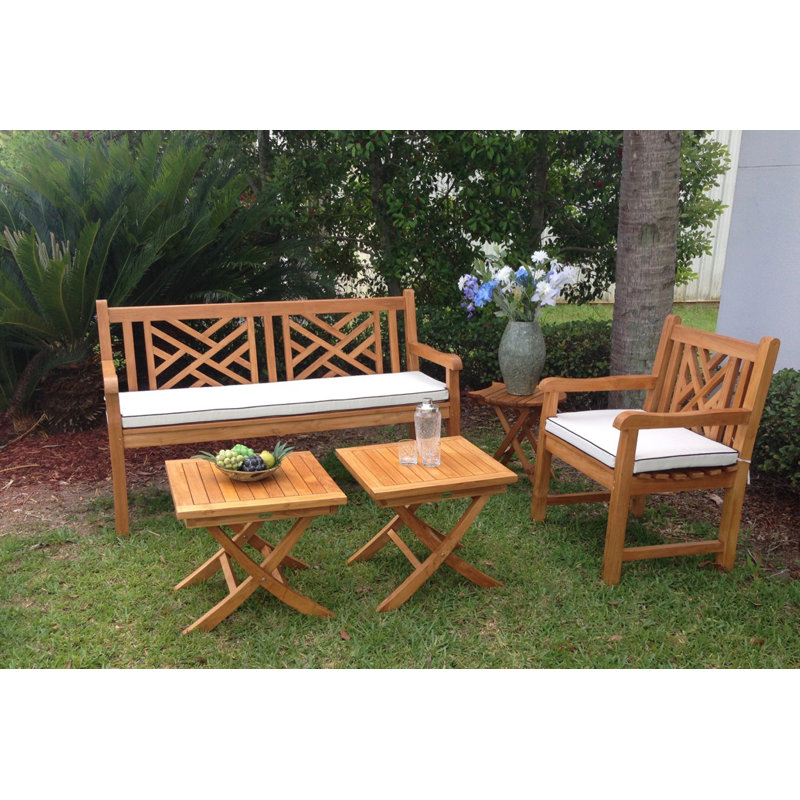 Zion Outdoor Teak Dining Armchair