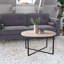 Table basse ronde en faux marbre 31 po Aboubacar
