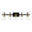 Escondido Iron/Glass Rustic Vintage LED Vanity Light-97602521