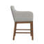 Chaise de comptoir Fulcher UPH avec tissu gris clair en brun (2 par carton)