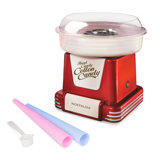Nostalgia Retro Hard and Sugar Free Candy Countertop Original Cotton Candy Maker, Includes 2 Reusable Cones and Sugar Scoop