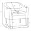 Fauteuil d'appoint Meraly Space Adorner, gris / noir