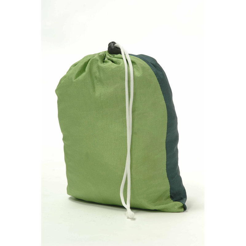 Silk Traveller Ocean Blue Camping Hammock, Green