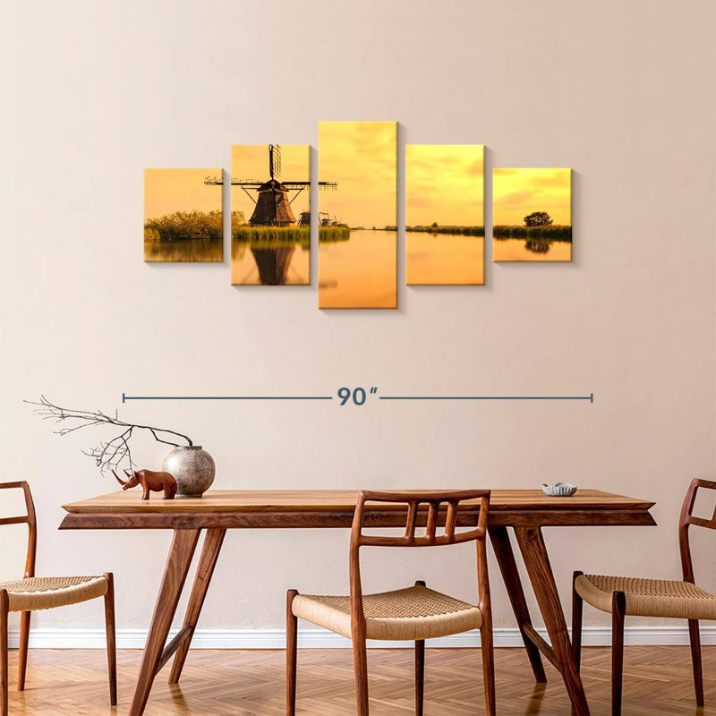Windmill Power, 36" H x 80" W