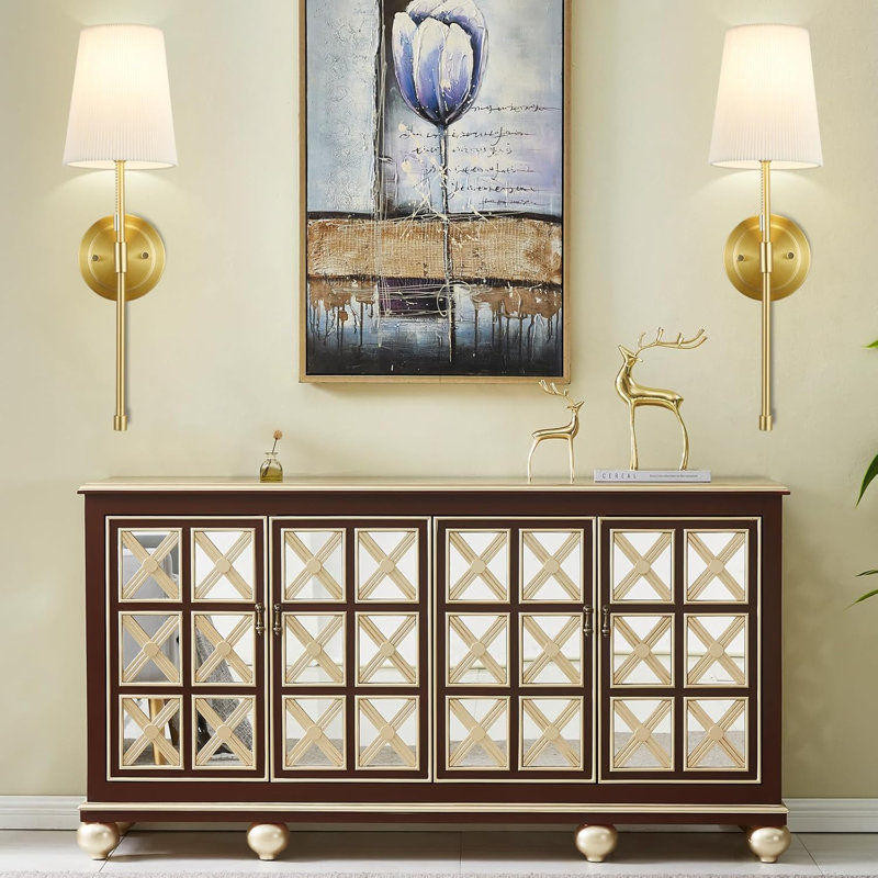 Ensemble de 2 appliques murales Industrial Retro