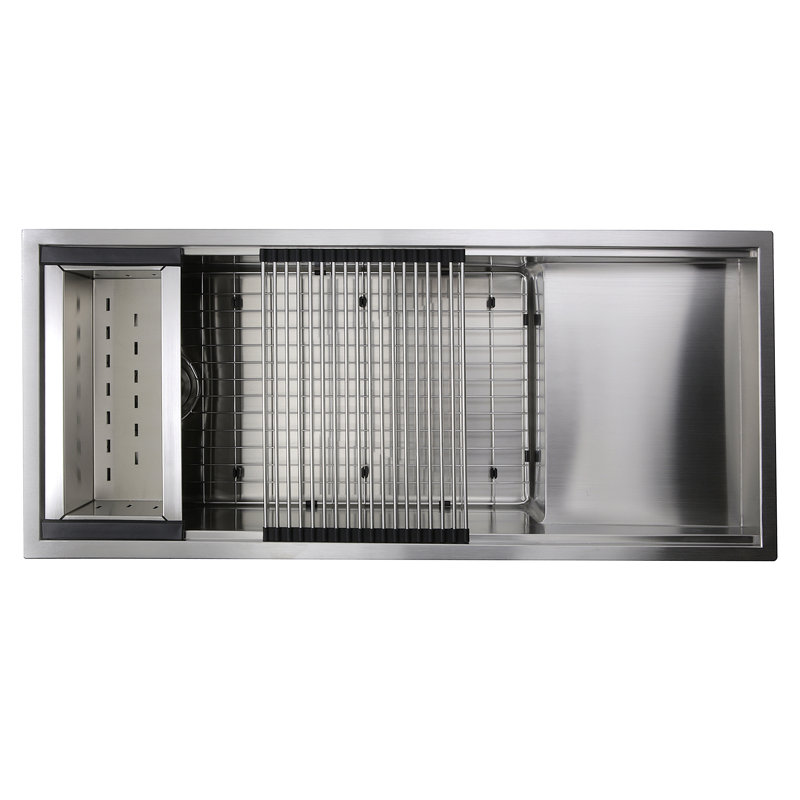 44'' L Stainless Steel Single Basin Kitchen Sink
