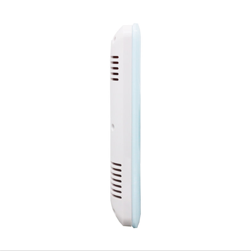 Seiko Light Blue Digital Bedside Alarm Clock with Thermometer