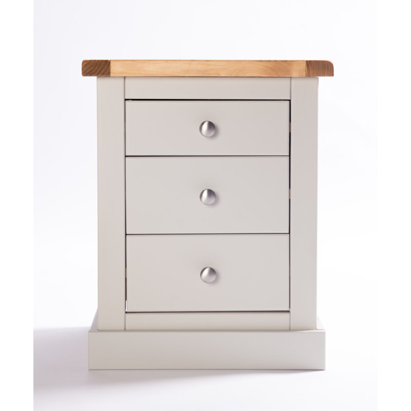 Orson 45cm W Plywood / Laminate Board Bedside Table