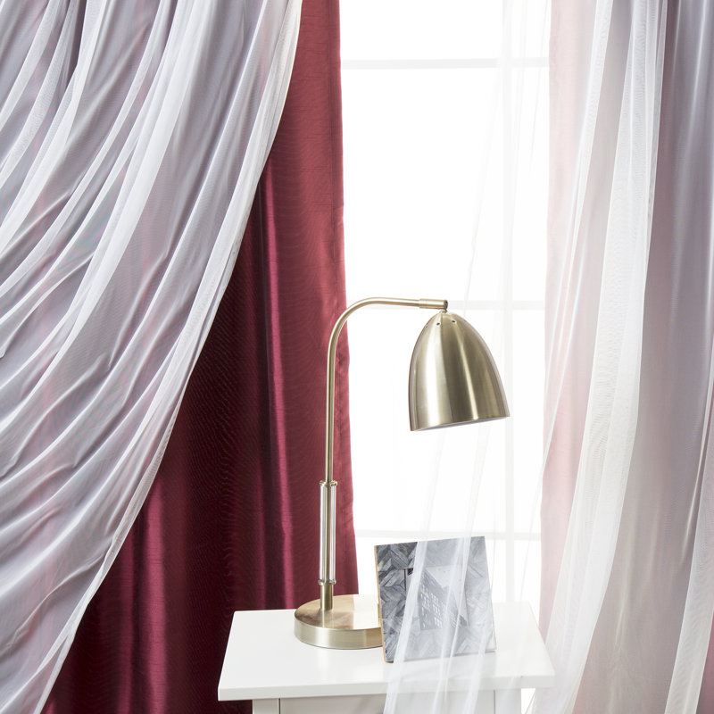 Styrkar Blackout Curtain, Burgundy