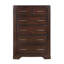 Commode de rangement moderne à finition cerisier avec commode verticale 6 pièces