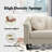 Sofa Chair-canapé, Flannel Accent Chair With Pillow For Living Room, White-520107843