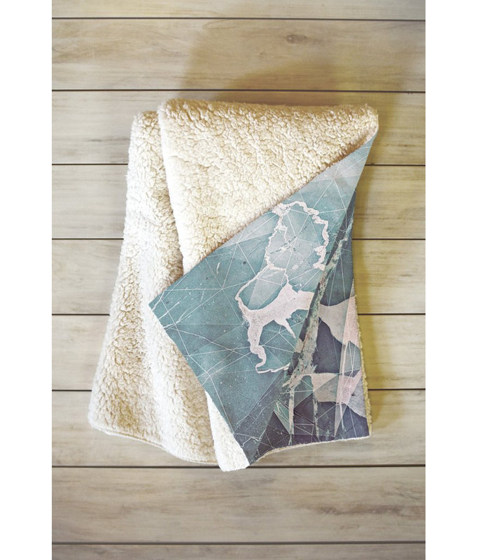 Emanuela Carratoni Throw Blanket, 60" L x 50" W