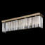 Luminaire de meuble-lavabo social Club - Havane doré - l 28,5 po