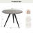 5-Piece Round Dining Table Set, 34.7" Modern Kitchen Table with Dining Chairs-1056368268-1056368266