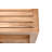 35.5" W Teak Shower Bench