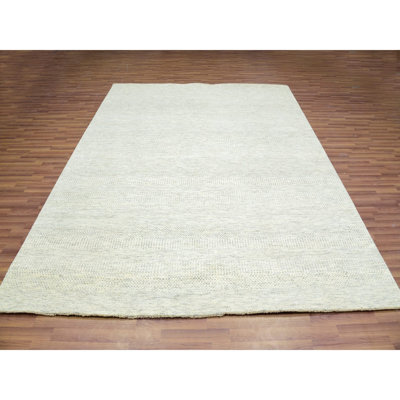 Chearsley One-of-a-Kind 8' X 10'1" New Age Wool Area Rug White