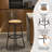Swivel Counter Stools BarStool Upholstered Seat Includes 24" & 29" Legs Adjustable Height for Kitchen Island Bars and office-167468083