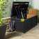 Devoko 120 Gallons Water Resistant Lockable Deck Box in Black
