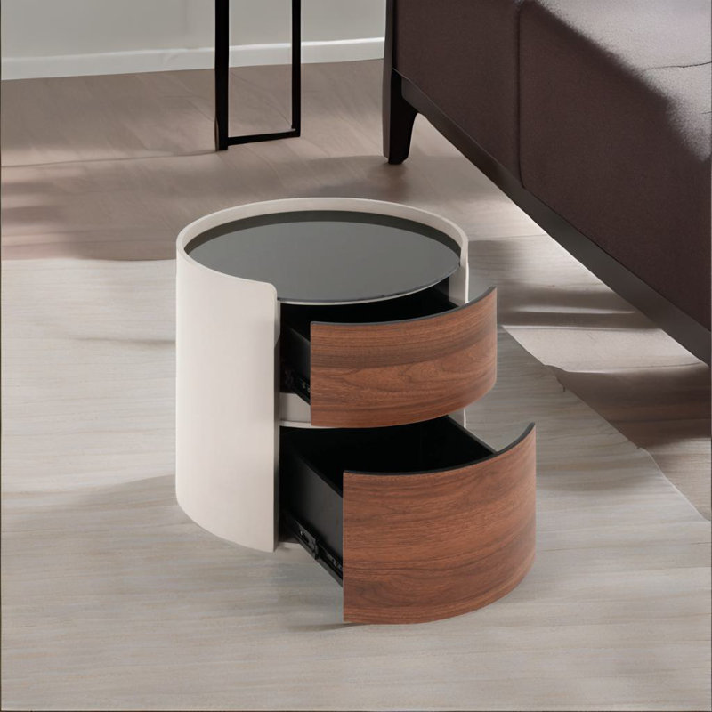 Retro Double Storage Side Table