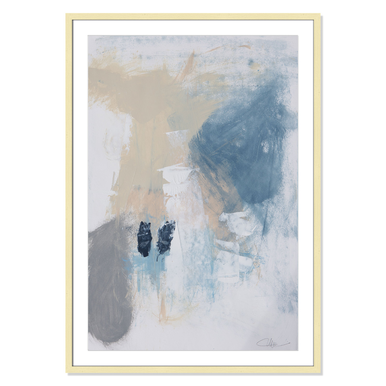 Coastal Carnival II Print by Casa Fine Arts, White, 41.5" H x 29.5" W x 1.25" D, Gold Single Picture Framed Paper