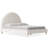 Jodiel Arched Boucle Upholstered Bed Frame-118914770-88745854