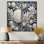 Fleurs de corail gris - impressions sur toile grises