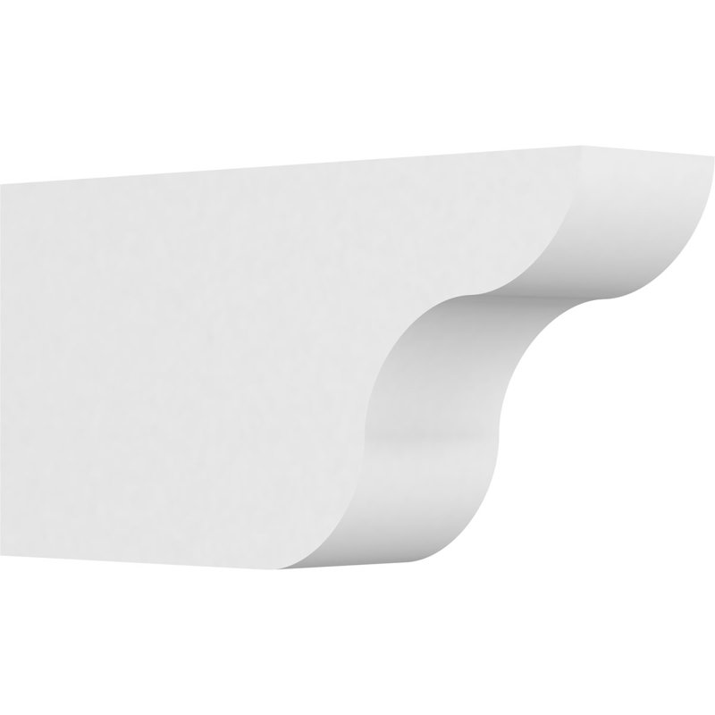 Standard Carmel Architectural Grade PVC Rafter Tail, 10"H x 5"W x 20"D
