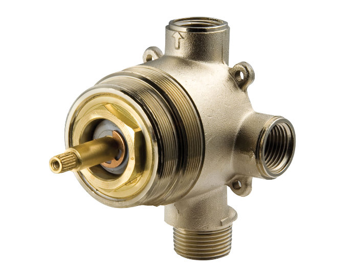 Robinet de douche à 3 voies à 3 voies pour système de douche 3/4 po