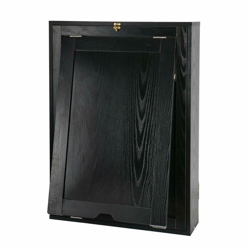 Bureau flottant réversible Aceves, Noir, H 59,5 po x l 23,5 po x P 30,5 po